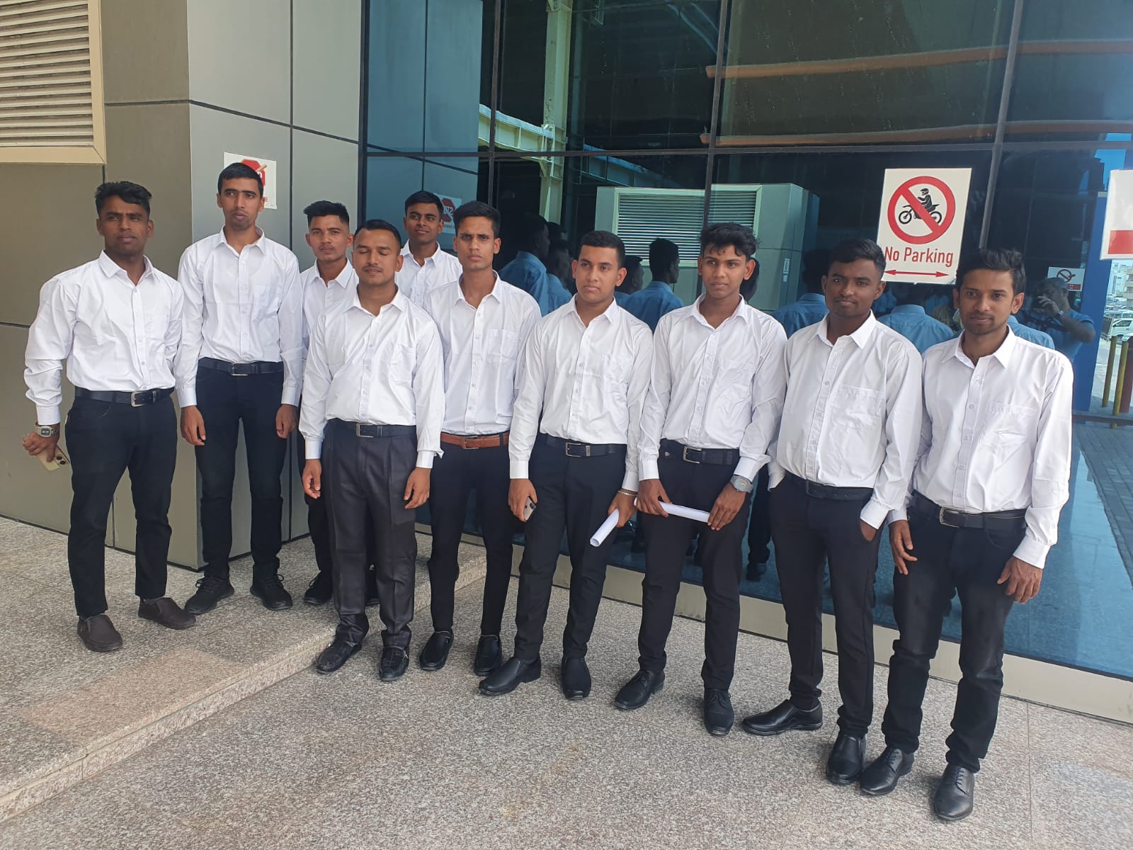 Site logistics team in Qatar for recruitment deployment